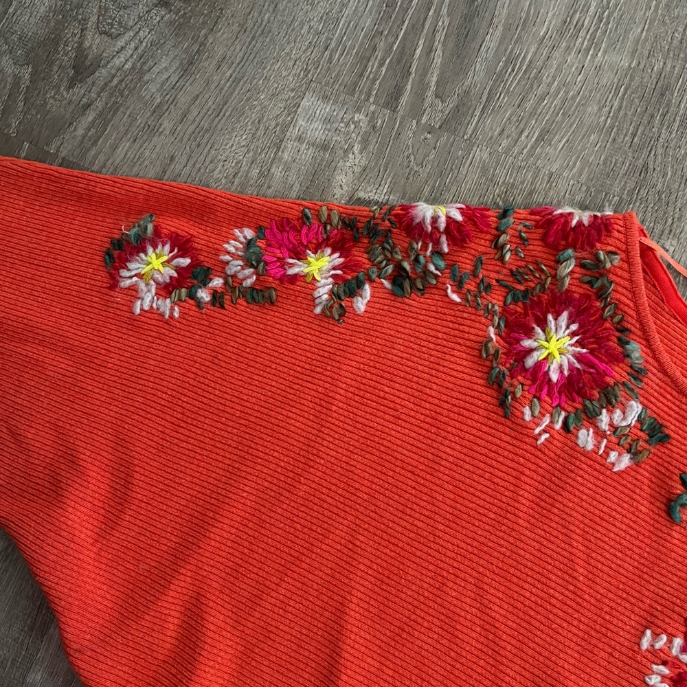 Free People Bouquet Pullover Sweater/ top - Picture 9 of 10